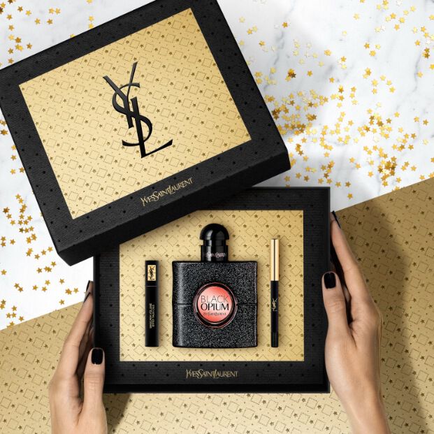 COFFRET BLACK OPIUM EAU DE PARFUM 50ML + MAQUILLAGE YEUX