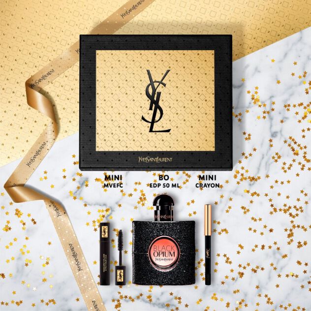 COFFRET BLACK OPIUM EAU DE PARFUM 50ML + MAQUILLAGE YEUX