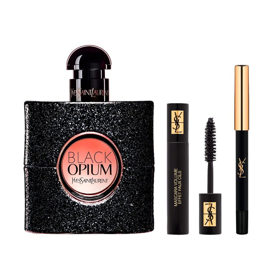 COFFRET BLACK OPIUM EAU DE PARFUM 50ML + MAQUILLAGE YEUX