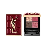 Palette collector edition Couture Mini Clutch YSL – etui bordeaux matelasse et quatre ombres a paupieres.